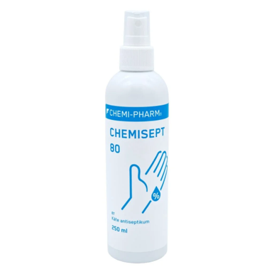 CHEMI-PHARM Chemisept 80 käte antiseptikum pantenooliga 250 ml
